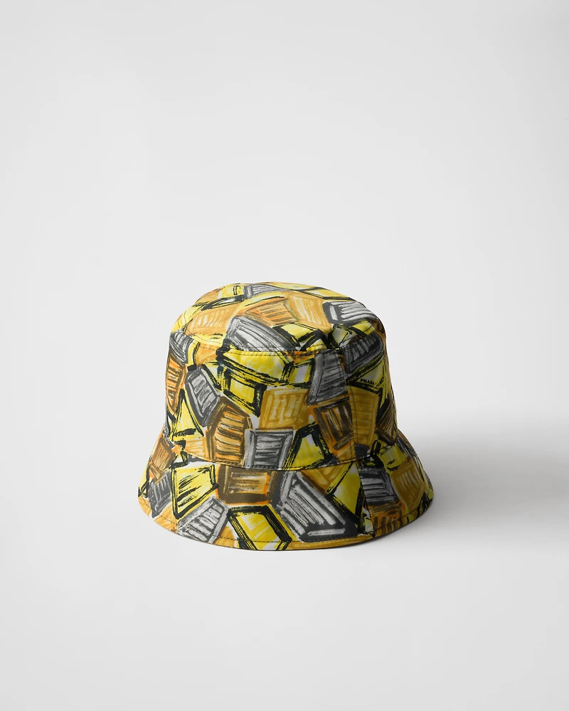 Printed Re-Nylon bucket hat