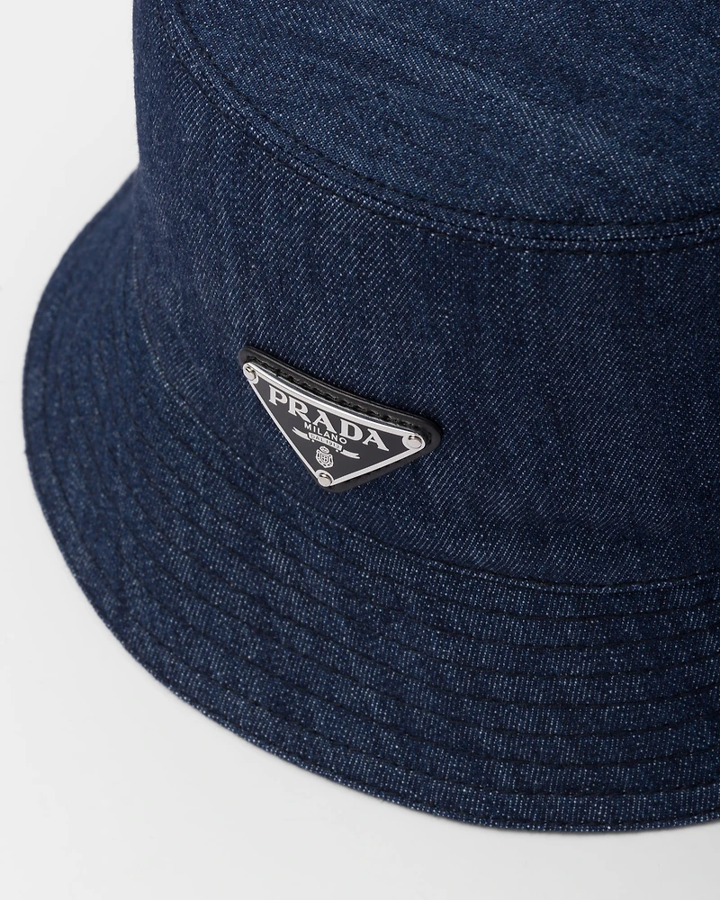 Denim bucket hat
