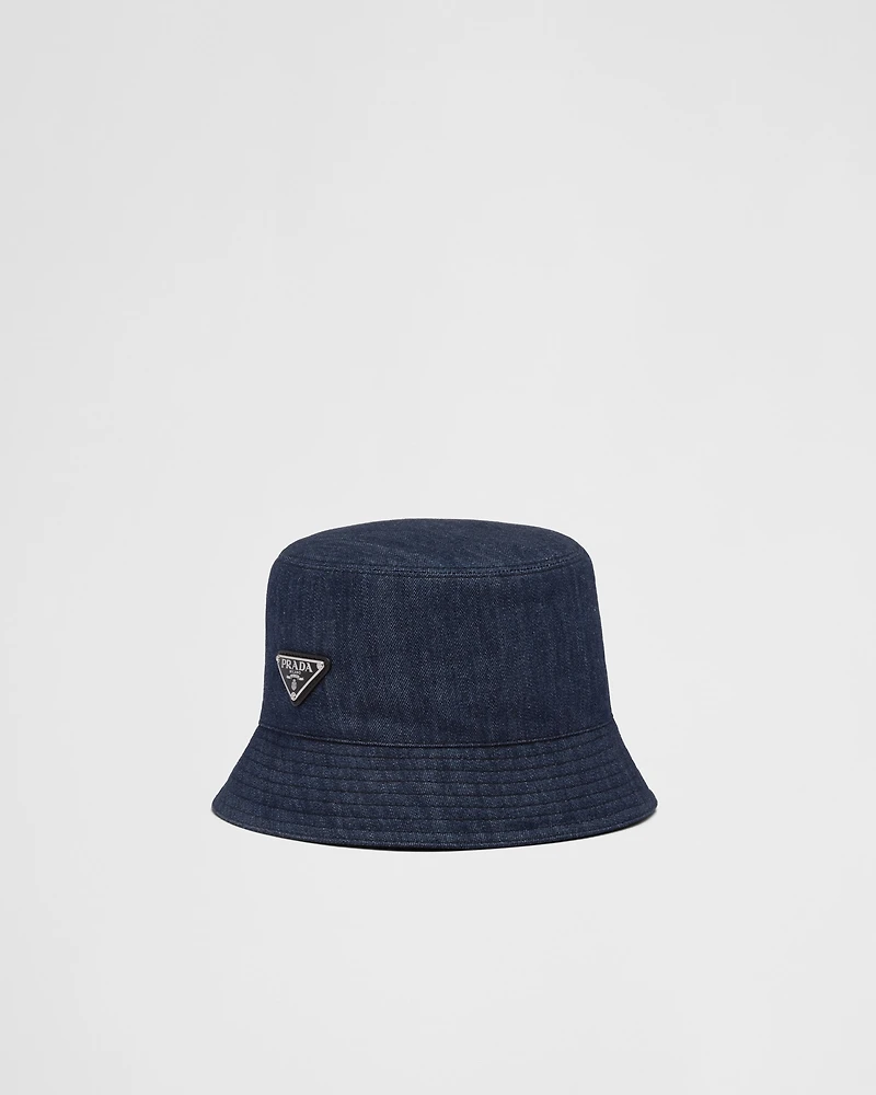 Denim bucket hat
