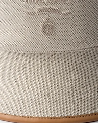 Linen blend bucket hat