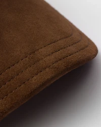 Suede baseball cap