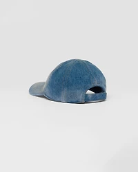 Denim baseball cap