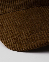 Corduroy baseball cap
