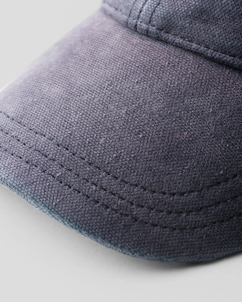 Canvas baseball cap