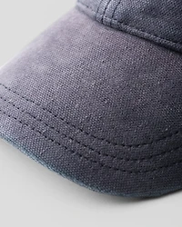 Canvas baseball cap
