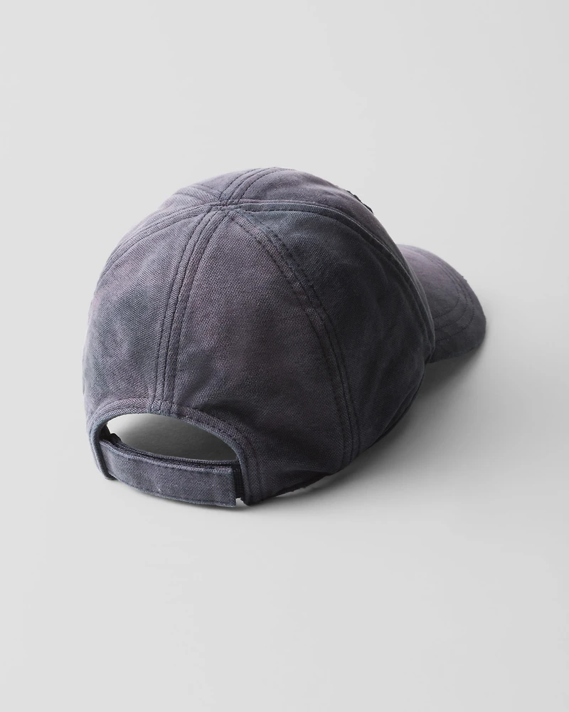 Canvas baseball cap