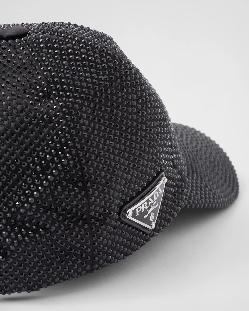 Duchesse baseball cap with crystals