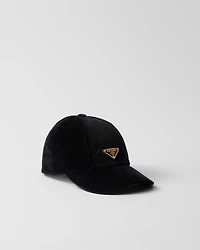 Velvet baseball cap