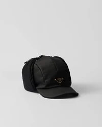 Re-Nylon and wool trapper hat