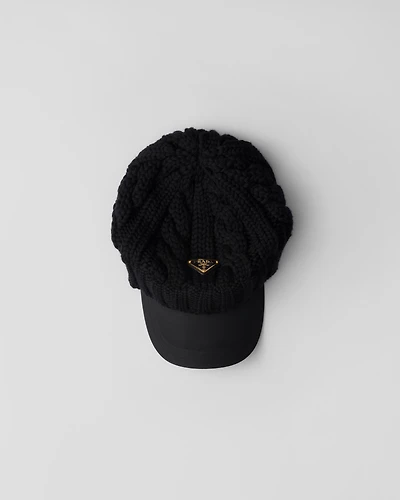Wool and Re-Nylon visor cap
