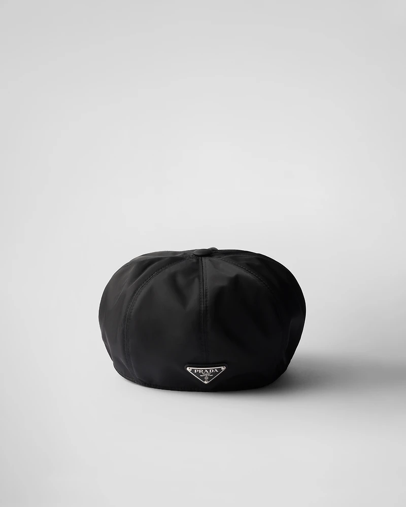 Re-Nylon newsboy cap