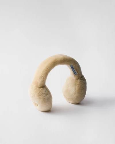 Shearling earmuffs