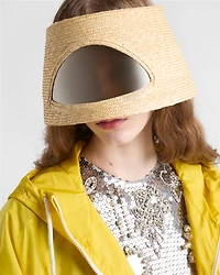 Straw visor