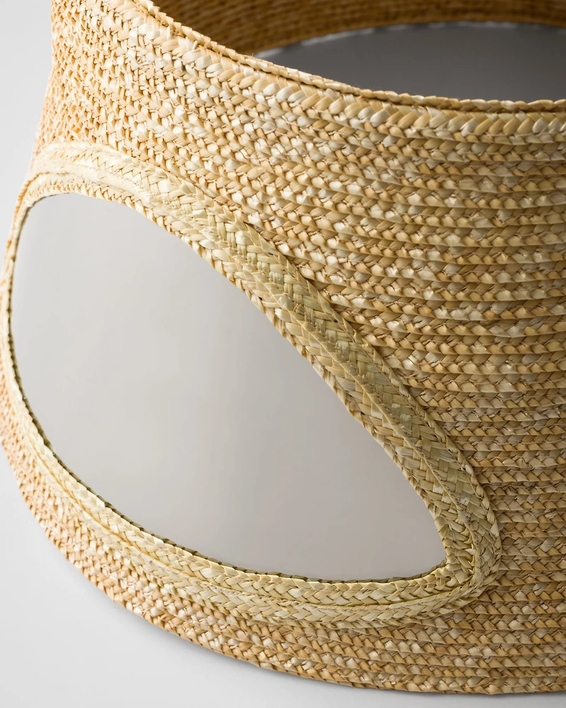 Straw visor