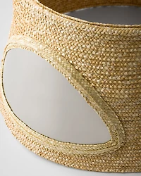 Straw visor