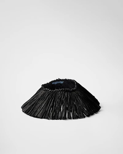 Fringed visor