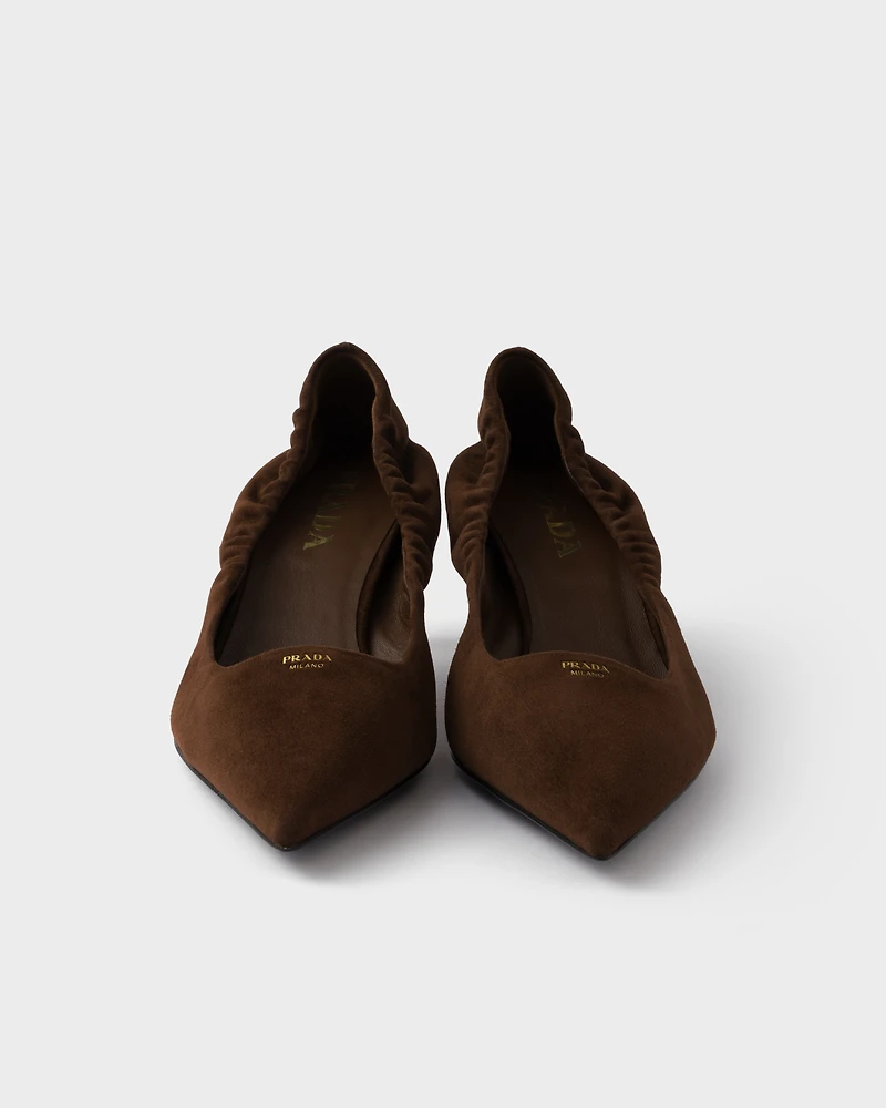 Suede pumps