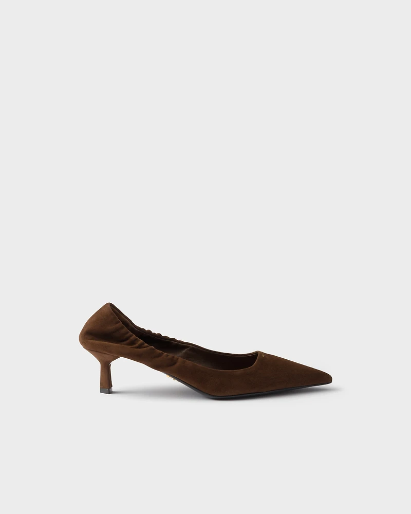 Suede pumps