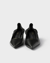 Leather pumps