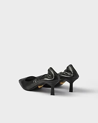 Leather pumps