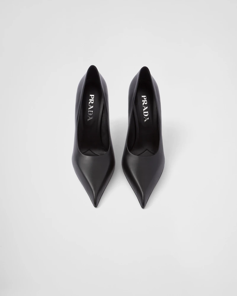 Leather pumps