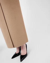 Patent Saffiano leather pumps