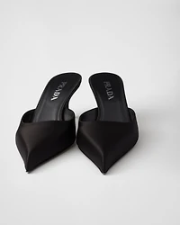 Satin mules