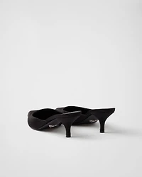 Satin mules