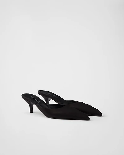 Satin mules