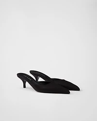 Satin mules