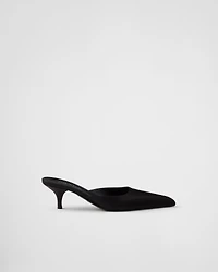 Satin mules