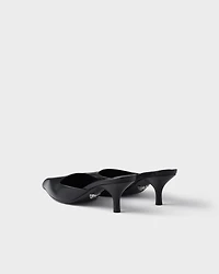 Leather mules