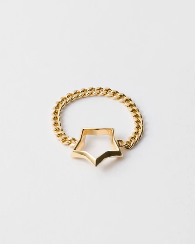 Metal chain ring