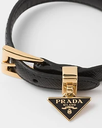 Saffiano leather bracelet
