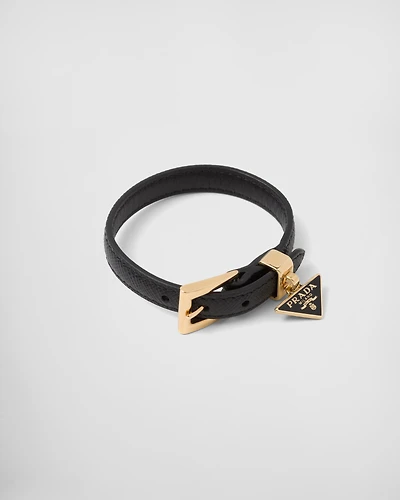 Saffiano leather bracelet