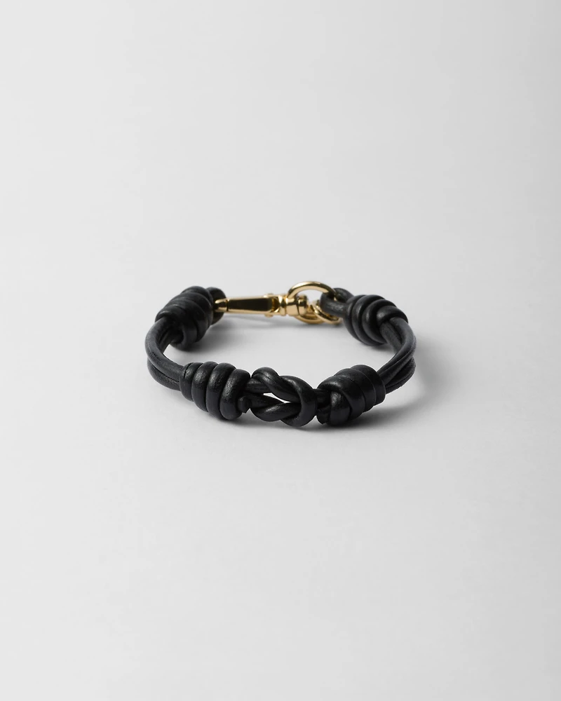 Nappa leather bracelet