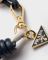 Braided nappa leather bracelet