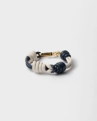 Braided nappa leather bracelet