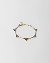 Enameled metal bracelet