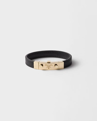Saffiano leather bracelet