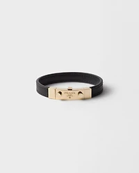 Saffiano leather bracelet