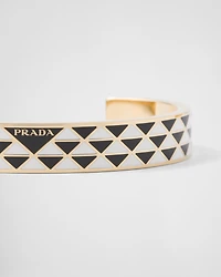 Enameled metal bracelet