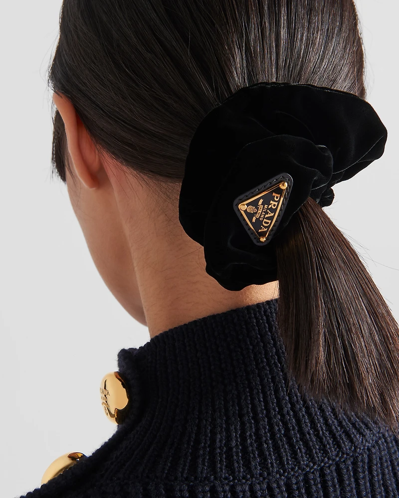 Velvet scrunchie