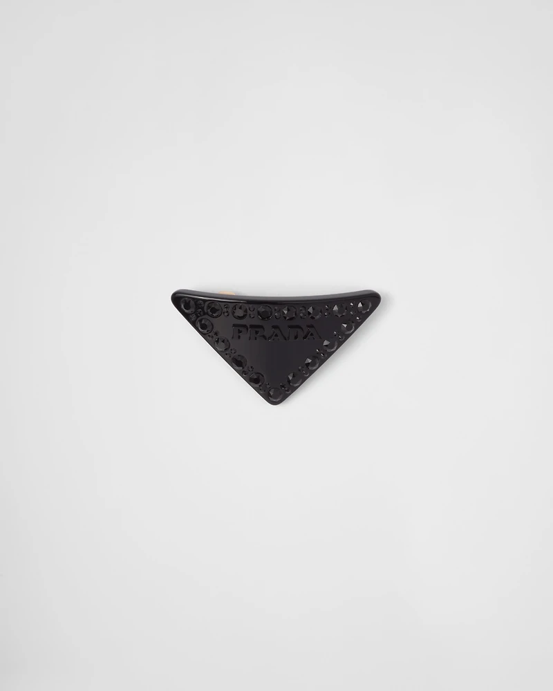 Plexiglass hair clip