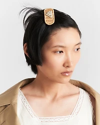 Wicker hair clip