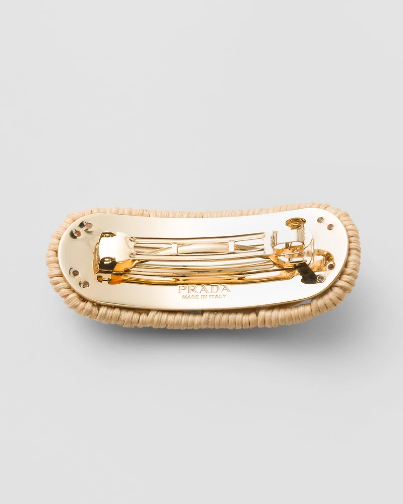 Wicker hair clip