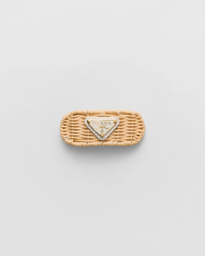 Wicker hair clip