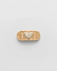 Wicker hair clip