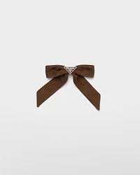 Suede hair clip