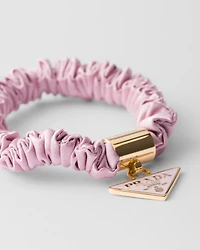 Satin crepe elastic hair ties